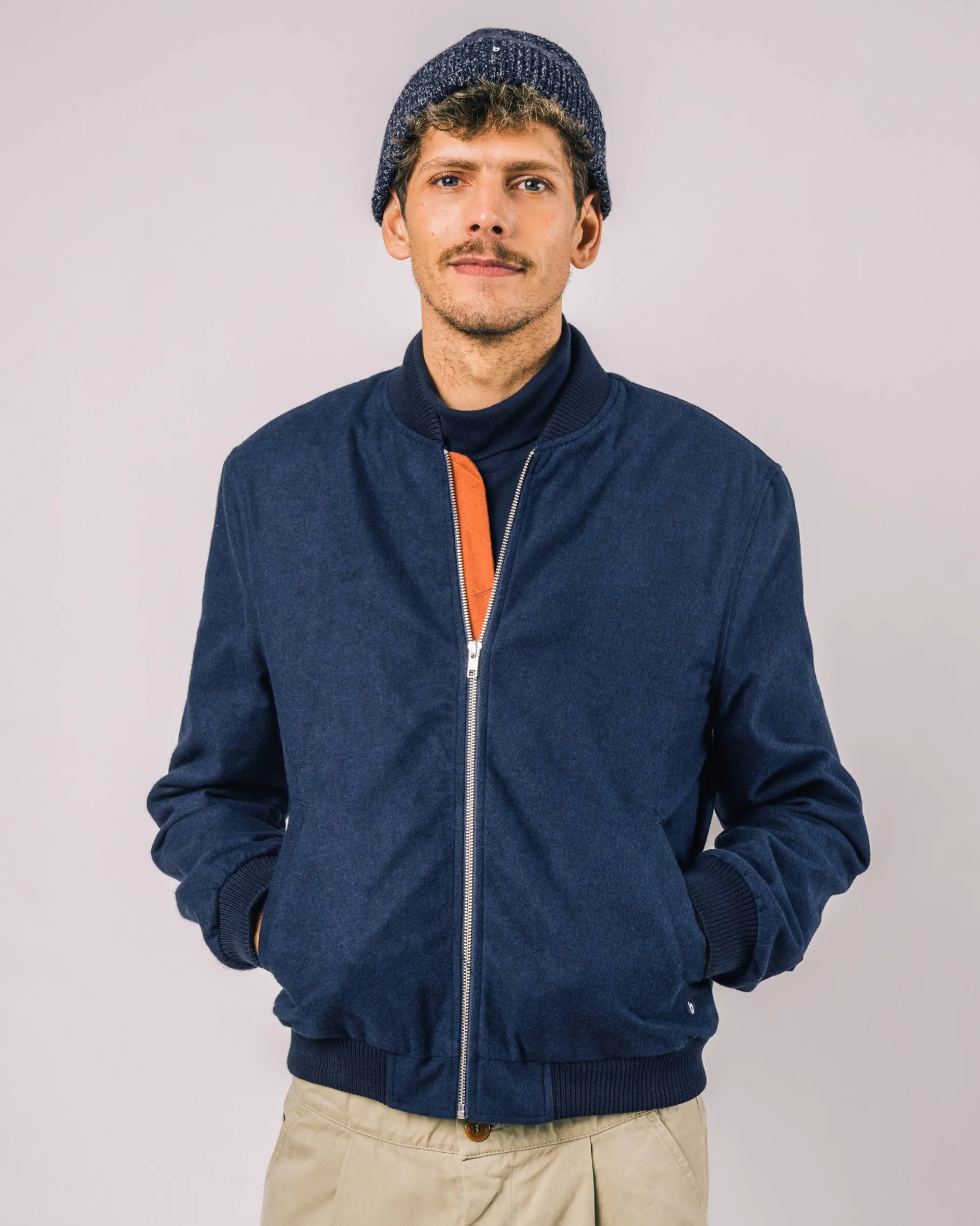 Bomber Jacket Navy-Brava Fabrics Discount