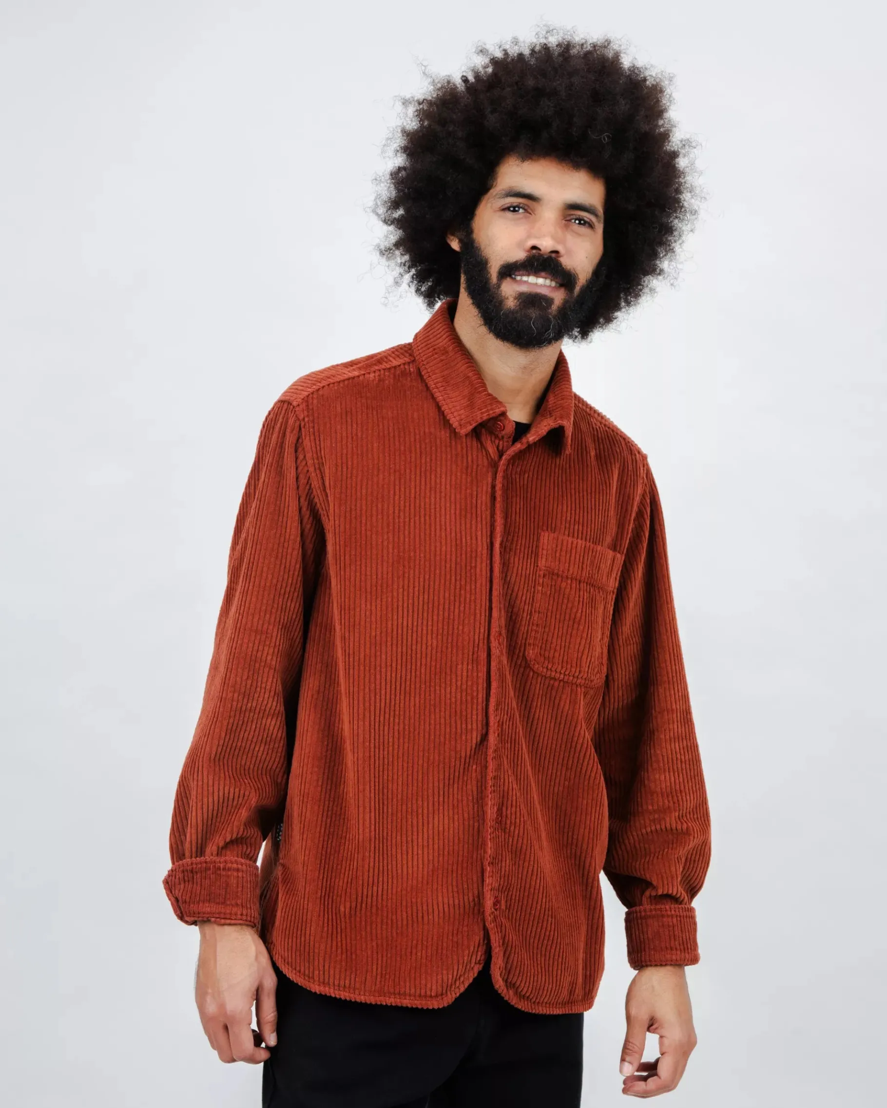 Corduroy Overshirt Copper-Brava Fabrics Online