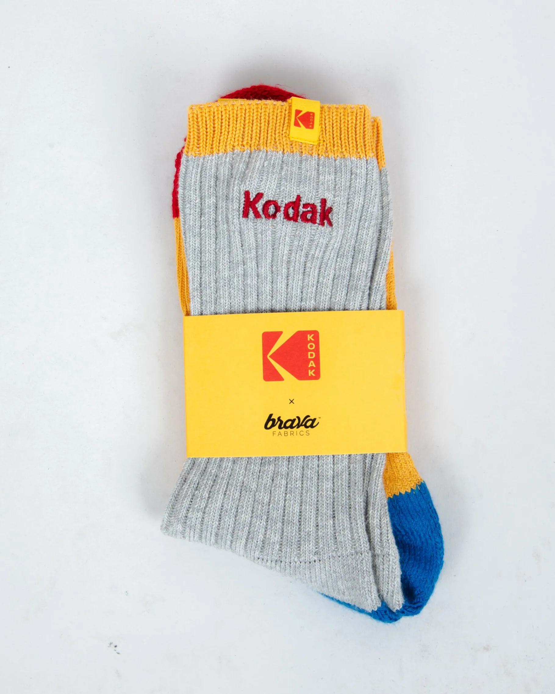 Kodak Block Ribbed Socks-Brava Fabrics Shop