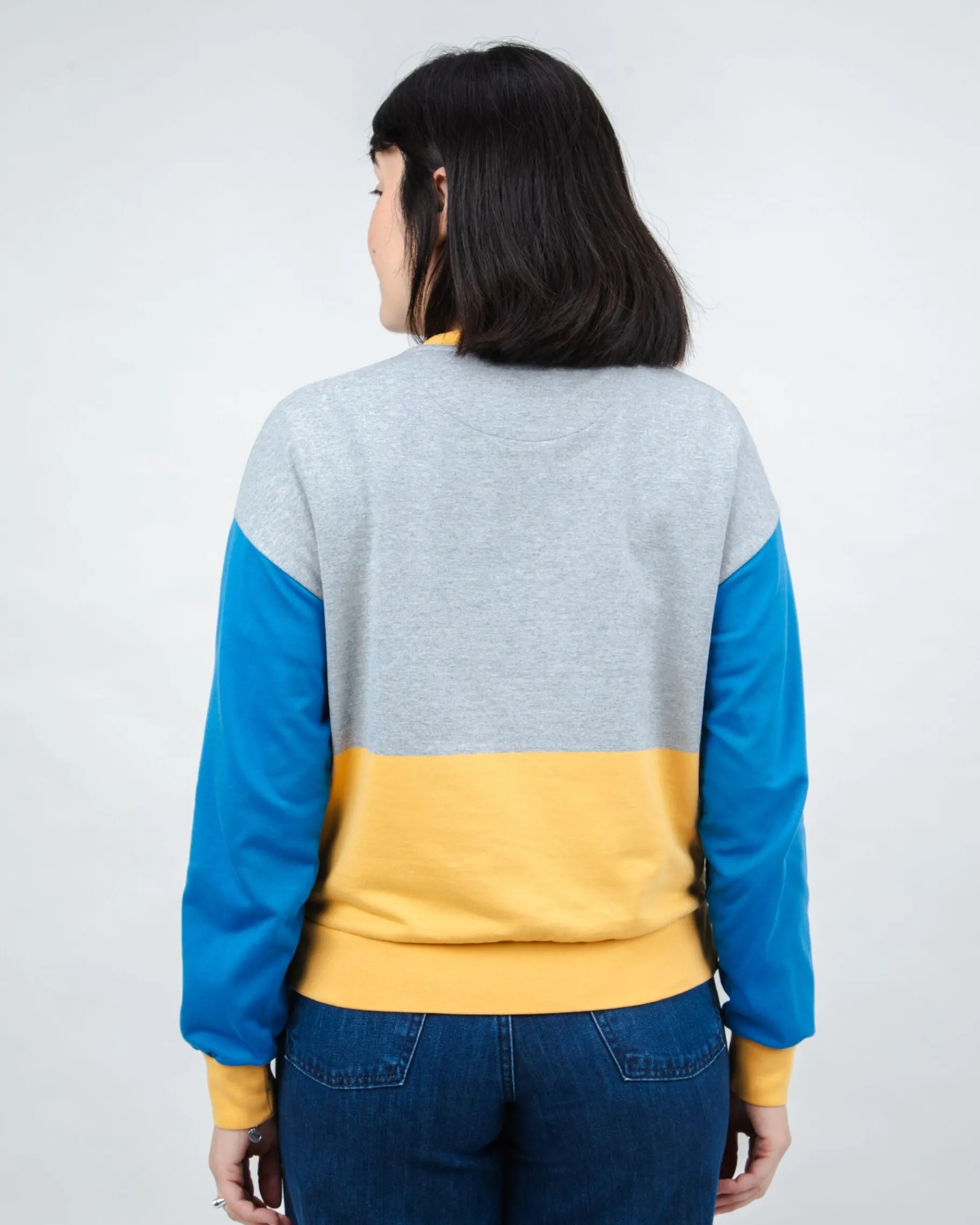 Kodak Block Rounded Sweatshirt Multicolor-Brava Fabrics Online