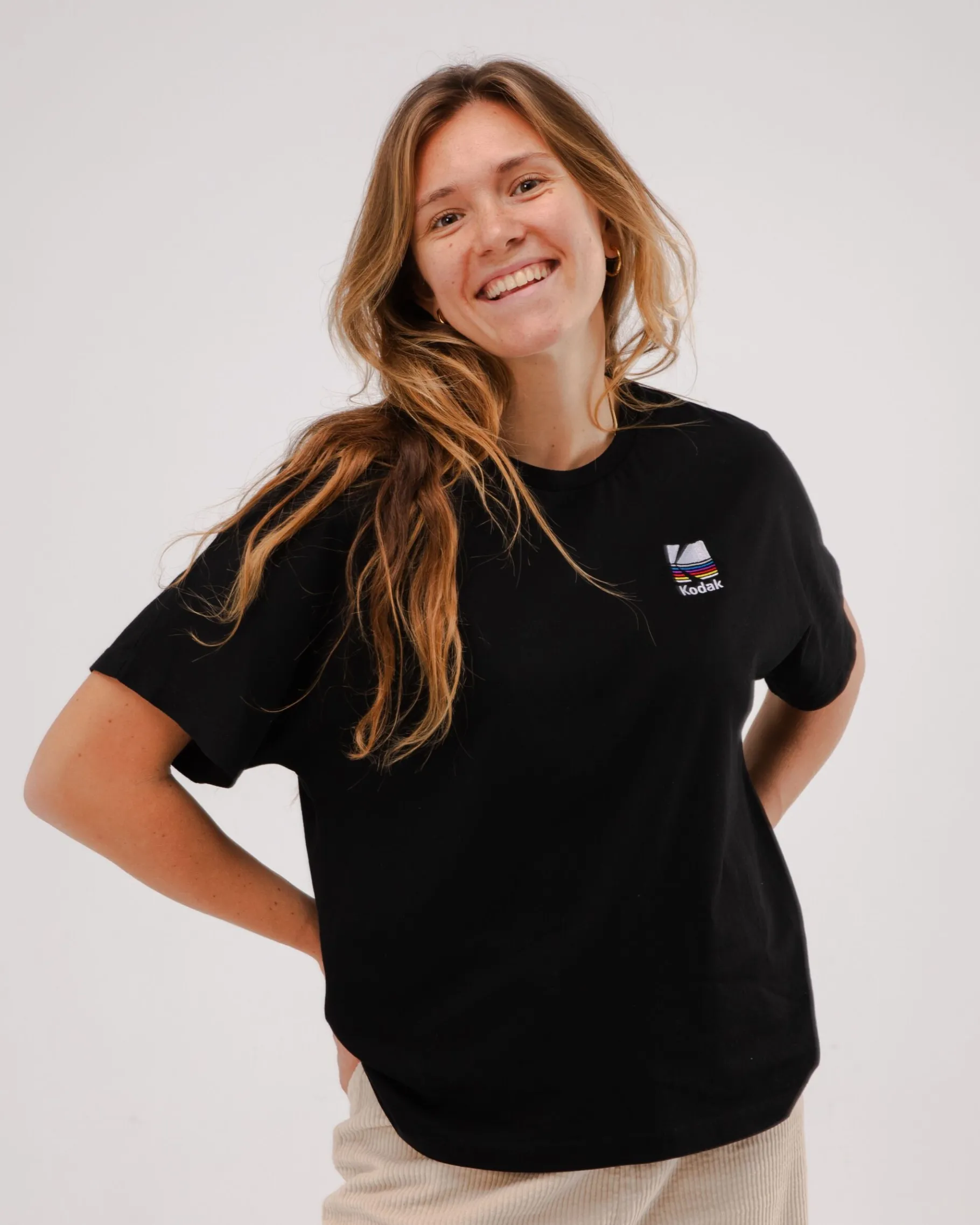 Kodak Color Oversize T-Shirt Schwarz-Brava Fabrics Best