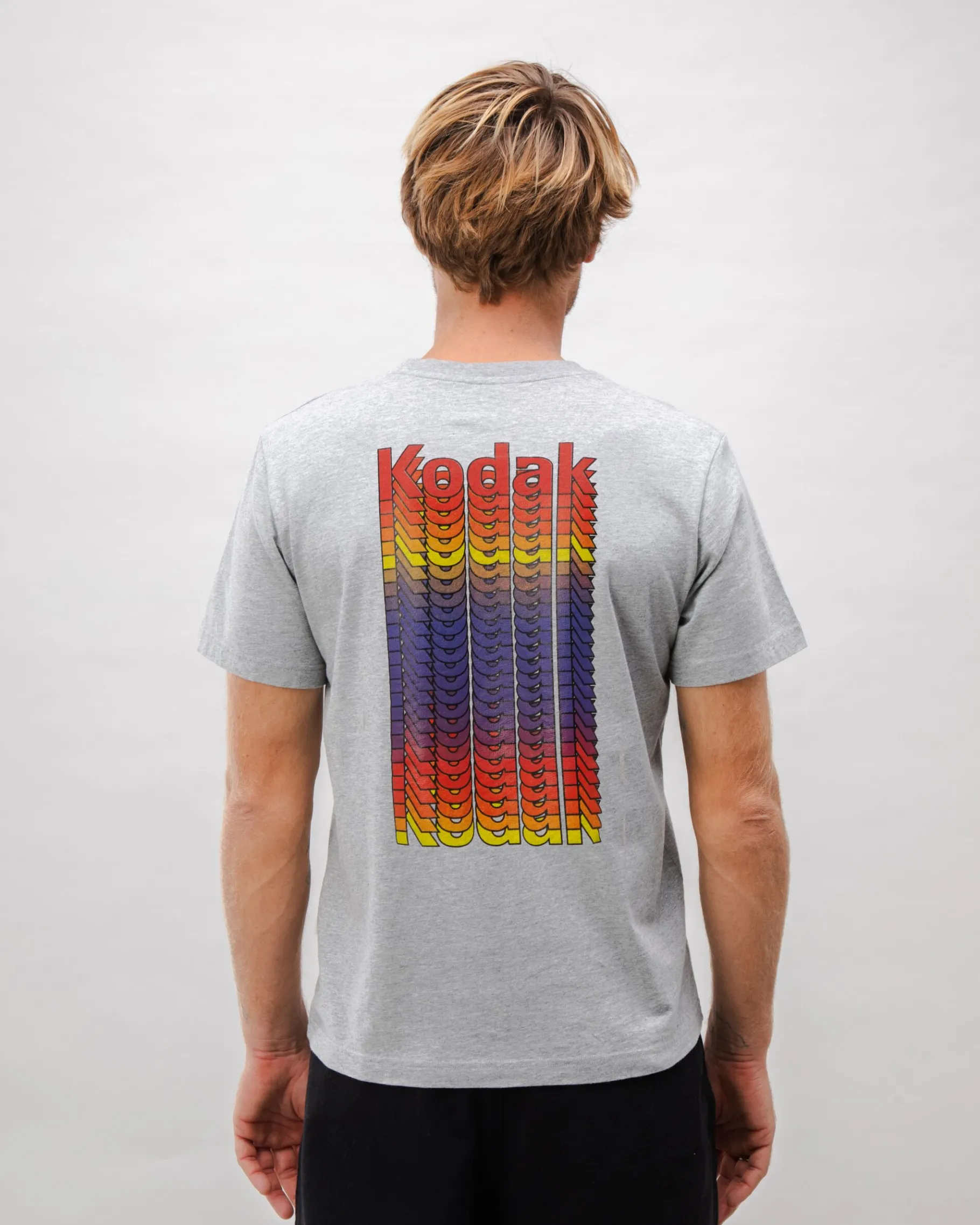 Kodak Color T-shirt Grau Melange-Brava Fabrics Hot