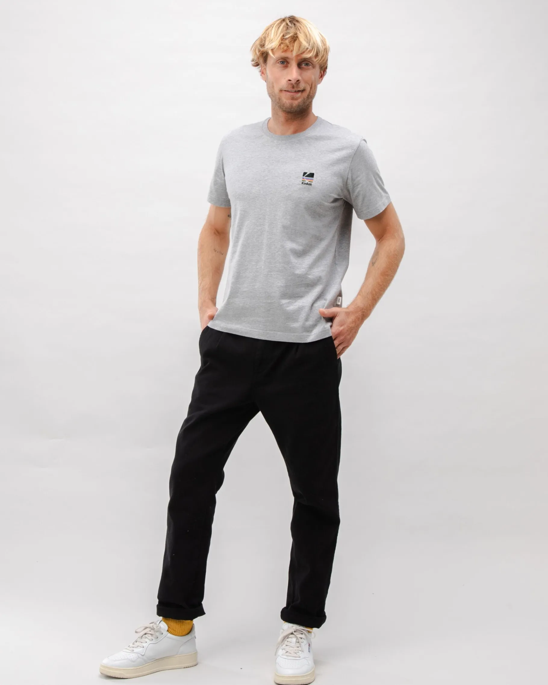 Kodak Color T-shirt Grau Melange-Brava Fabrics Hot