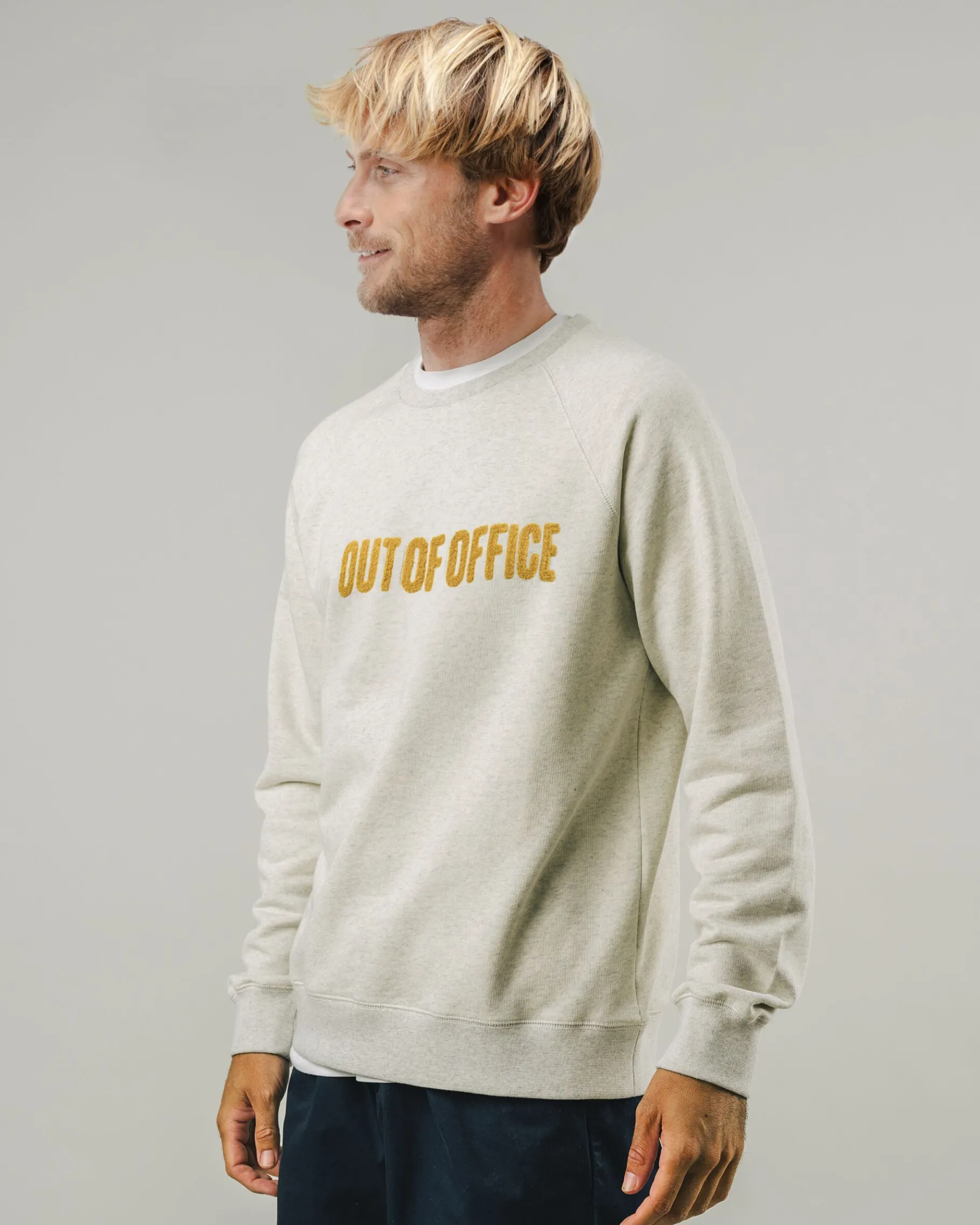 Out of Office Sweatshirt Cream-Brava Fabrics Online