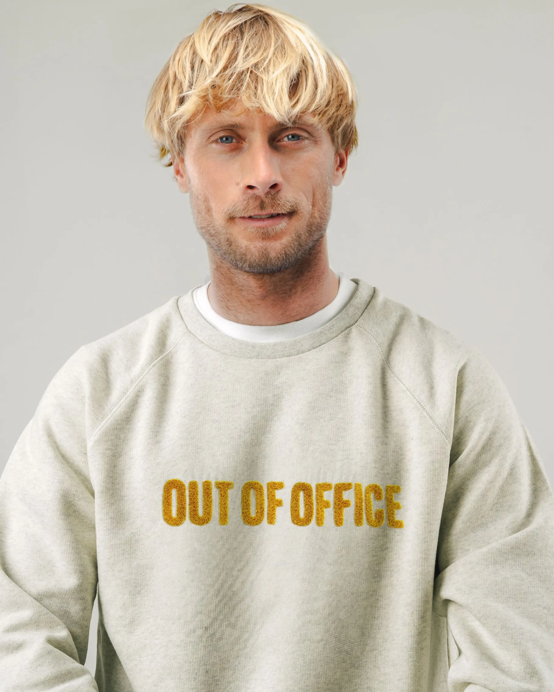 Out of Office Sweatshirt Cream-Brava Fabrics Online