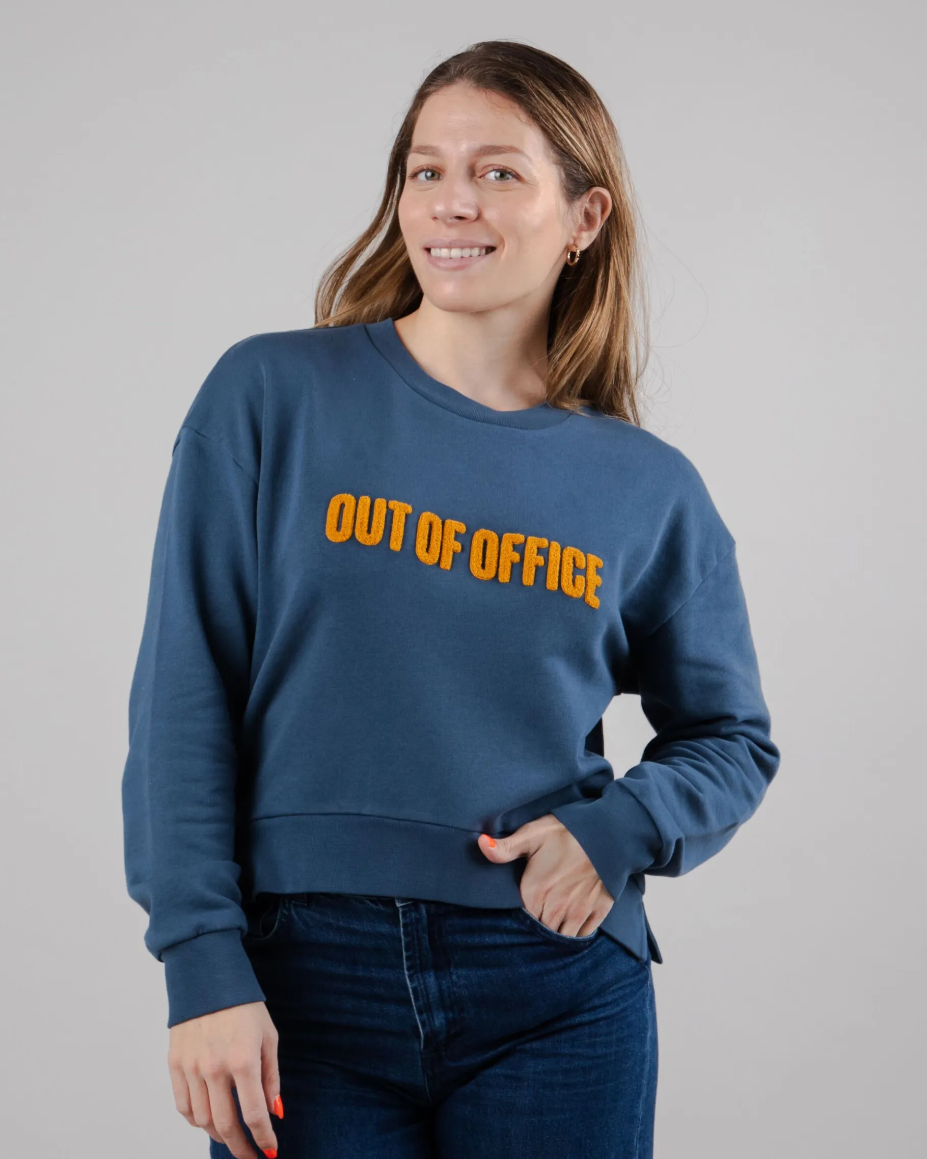 Out of Office Sweatshirt Indigo-Brava Fabrics Shop