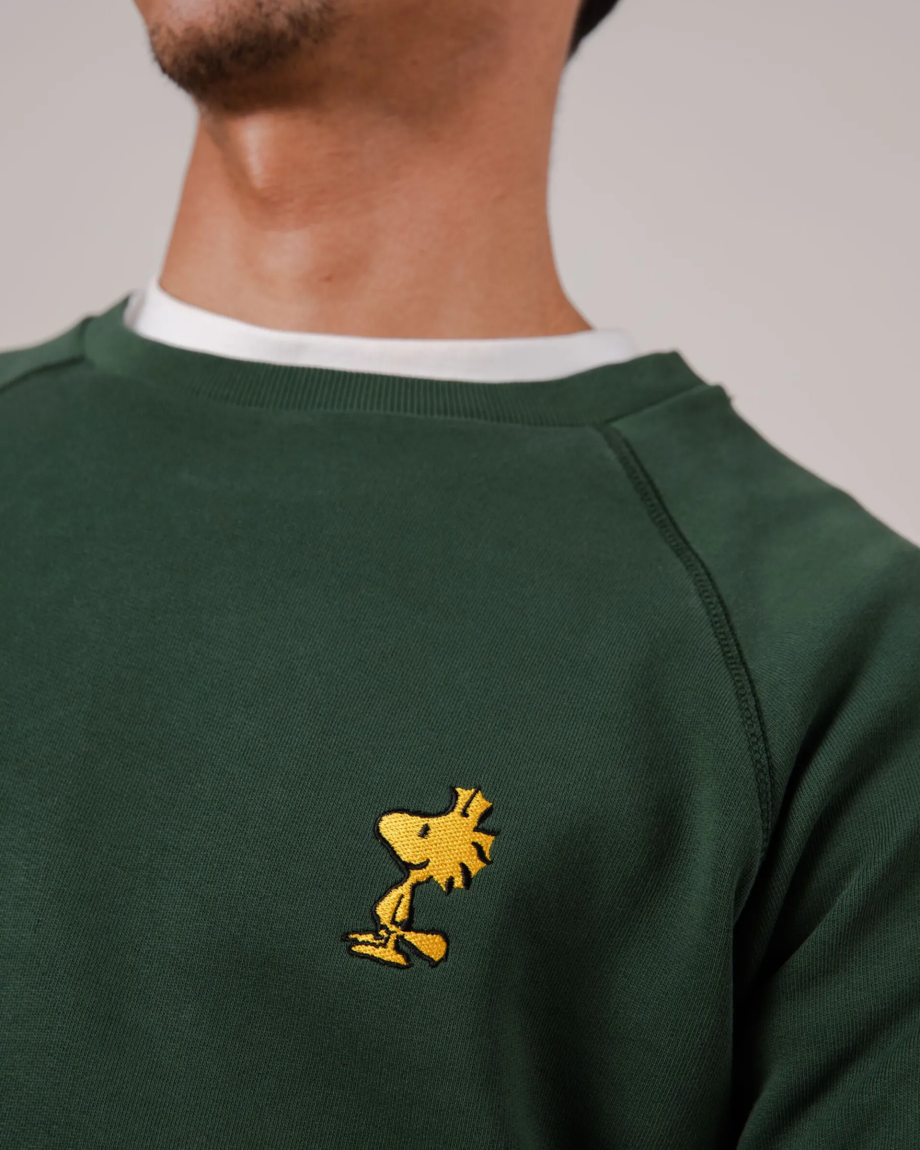 Peanuts Woodstock Sweatshirt Grün-Brava Fabrics Best