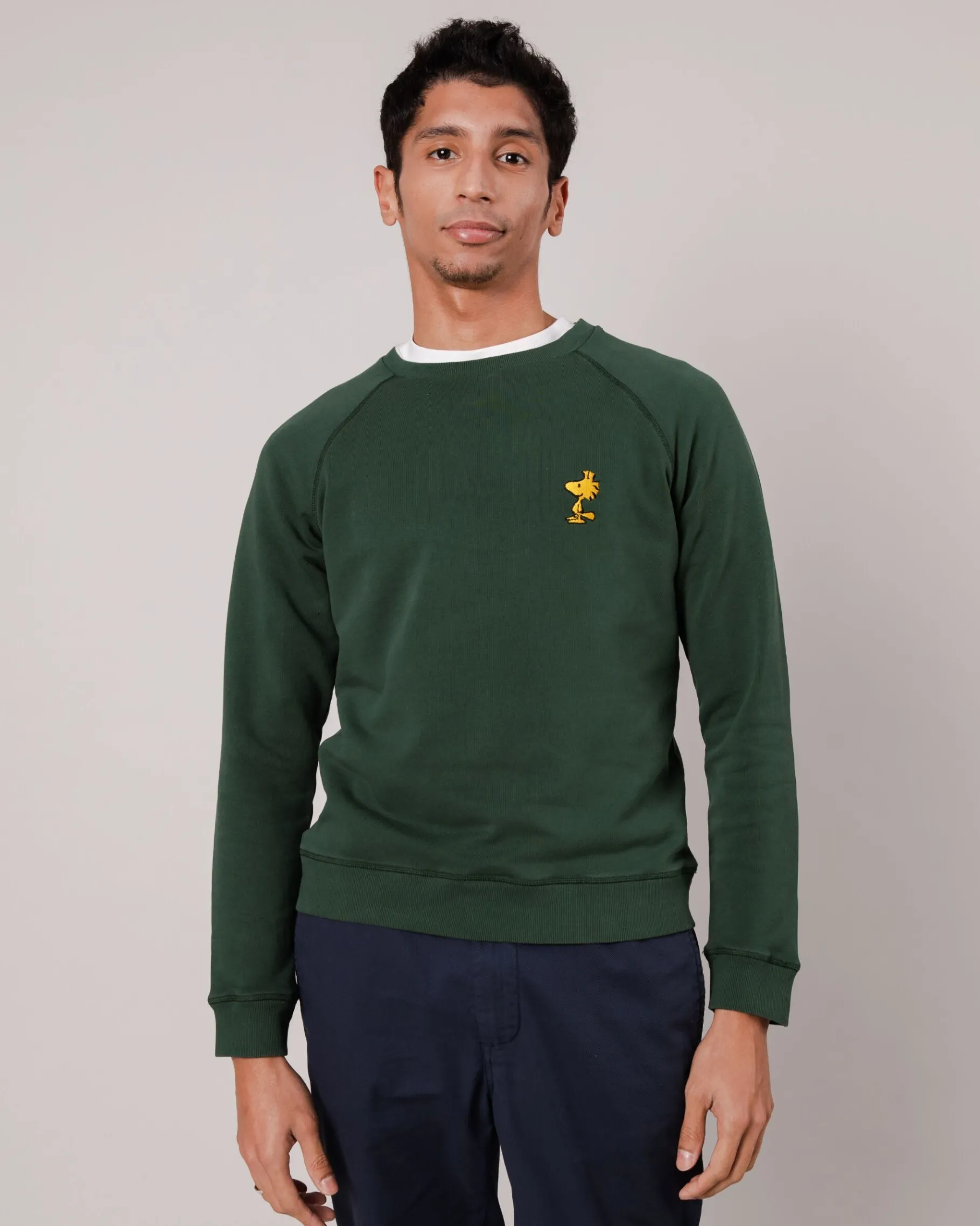 Peanuts Woodstock Sweatshirt Grün-Brava Fabrics Best