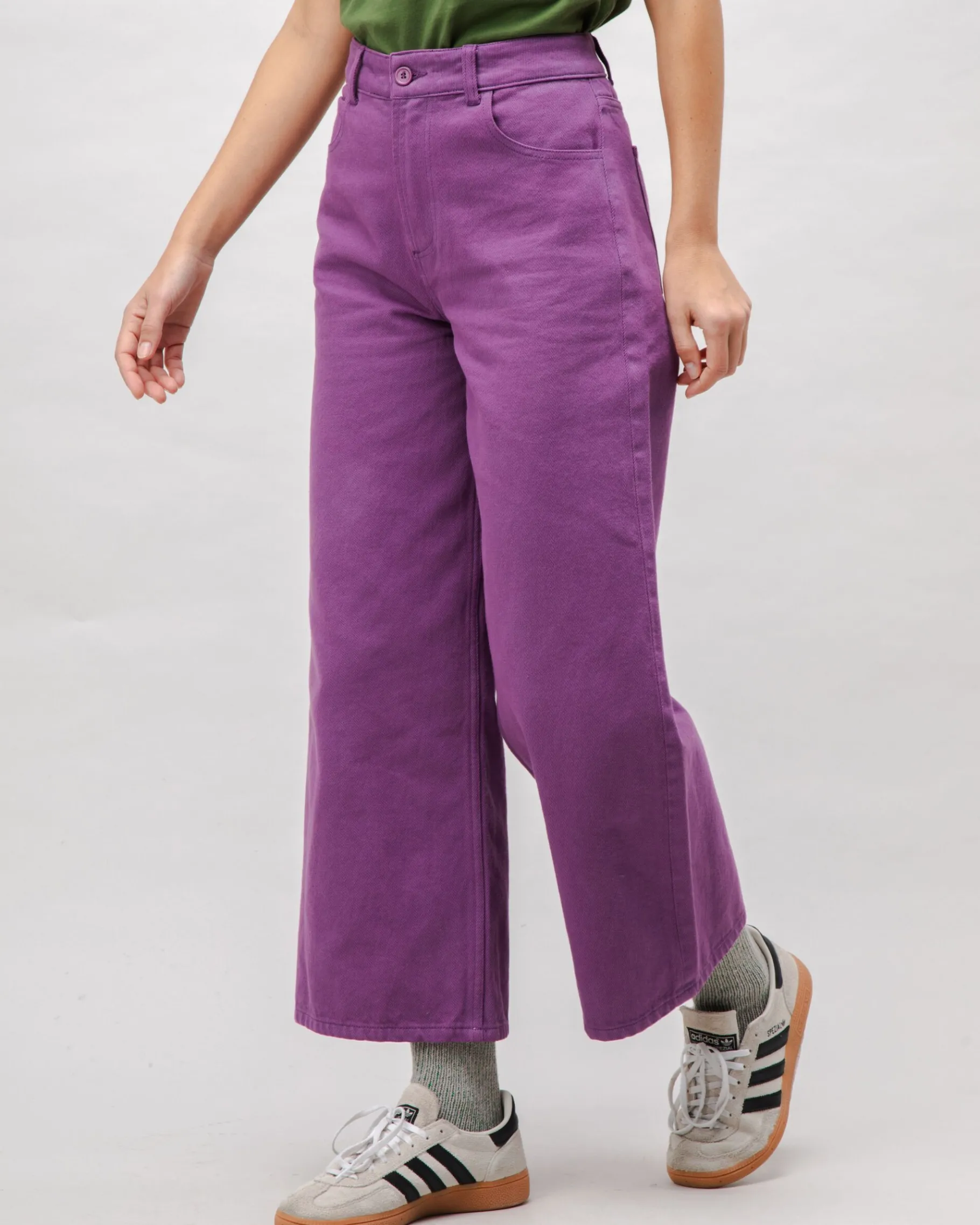 5 Pocket Baumwoll-Twill-Hosen Orchid-Brava Fabrics Online