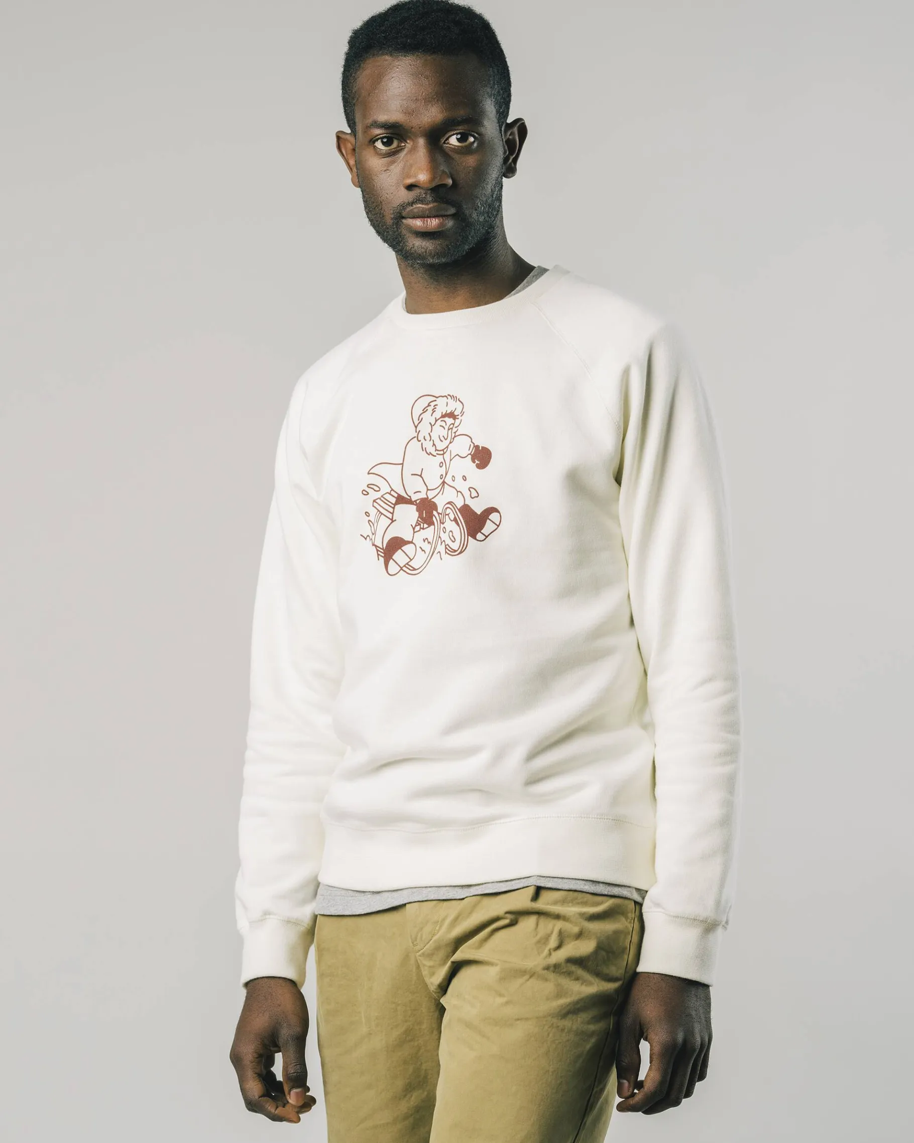 Sleight Sweatshirt Off White-Brava Fabrics Sale