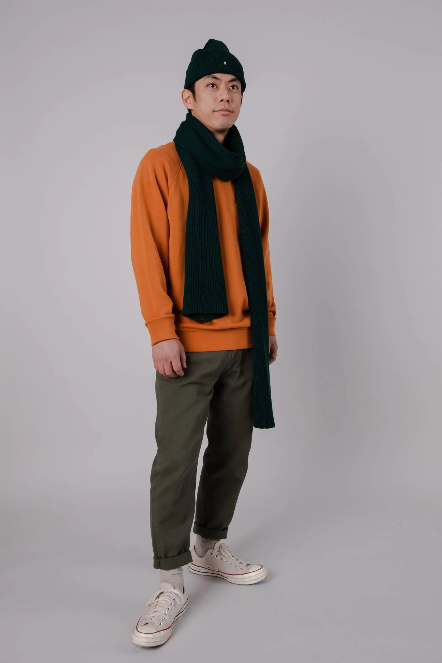 Waterfront Schal aus Wolle Green-Brava Fabrics Flash Sale