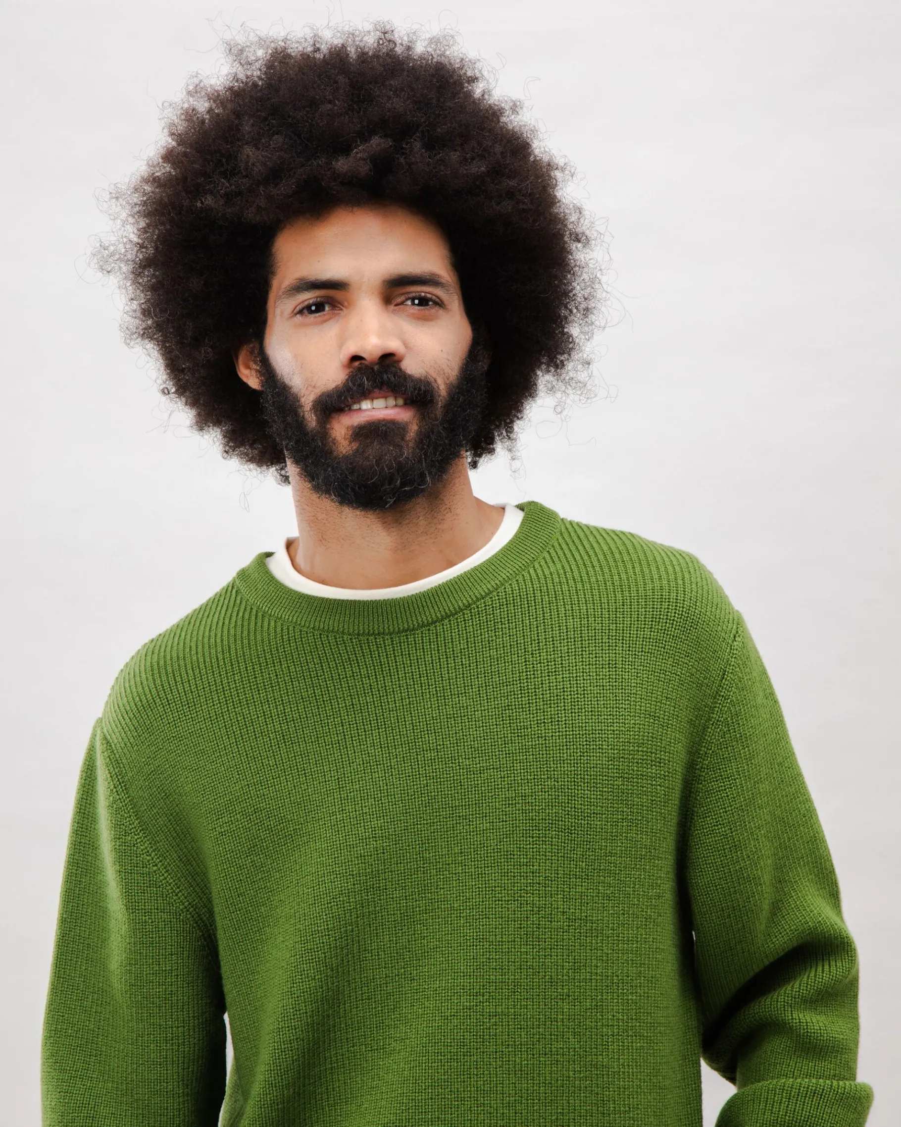 Waterfront Wollpullover Grün-Brava Fabrics Clearance