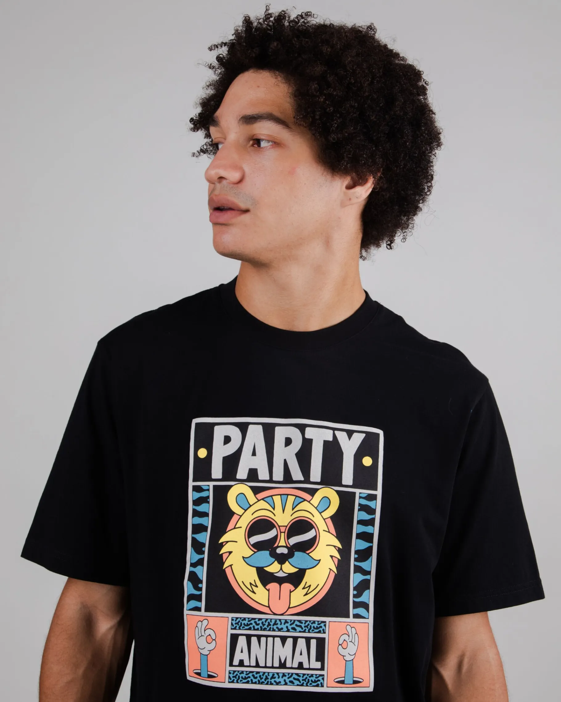 Yeye Party Regular T-Shirt Schwarz-Brava Fabrics Best